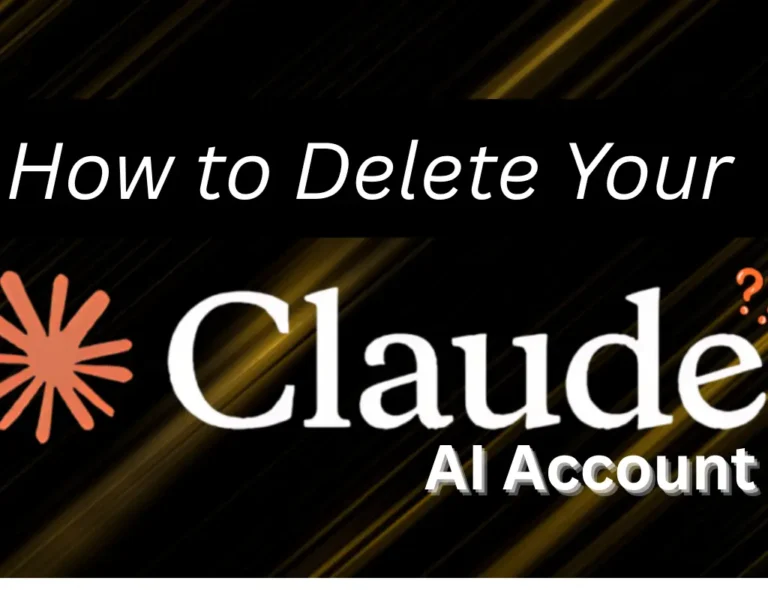 how to delete claude ai account