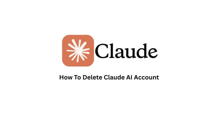 how to delete claude ai account